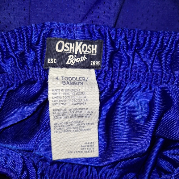 OshKosh B'gosh Royal Blue Toddler Shorts - Picture 4 of 4